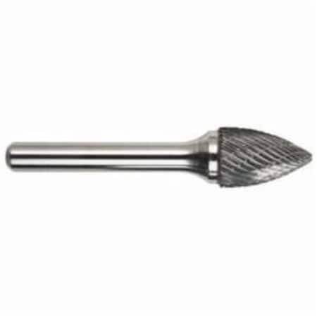 Carbide Burr, Premium, Series 5970, Pointed, 34 Head Dia, 112 Length Of Cut, 234 Overall Le